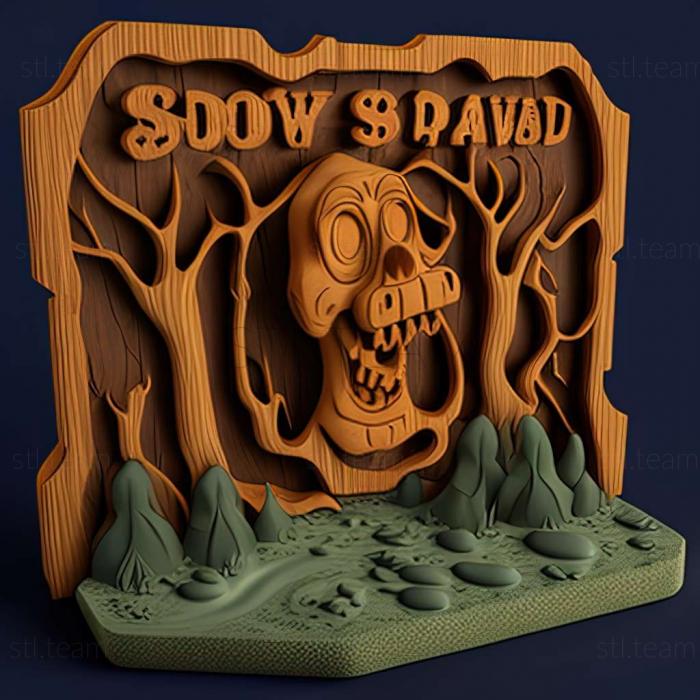 3D модель Гра Скубі Ду і моторошне болото (STL)